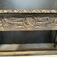 19th Century Carved Oak Table having drawers