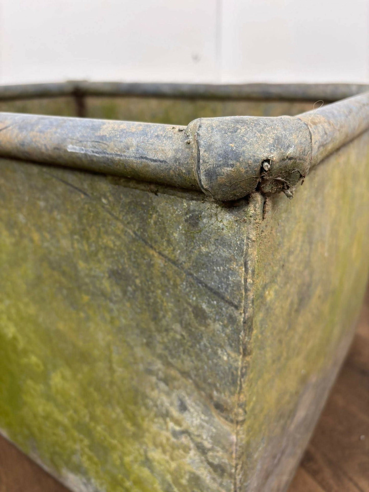 Vintage Galvanised Planter