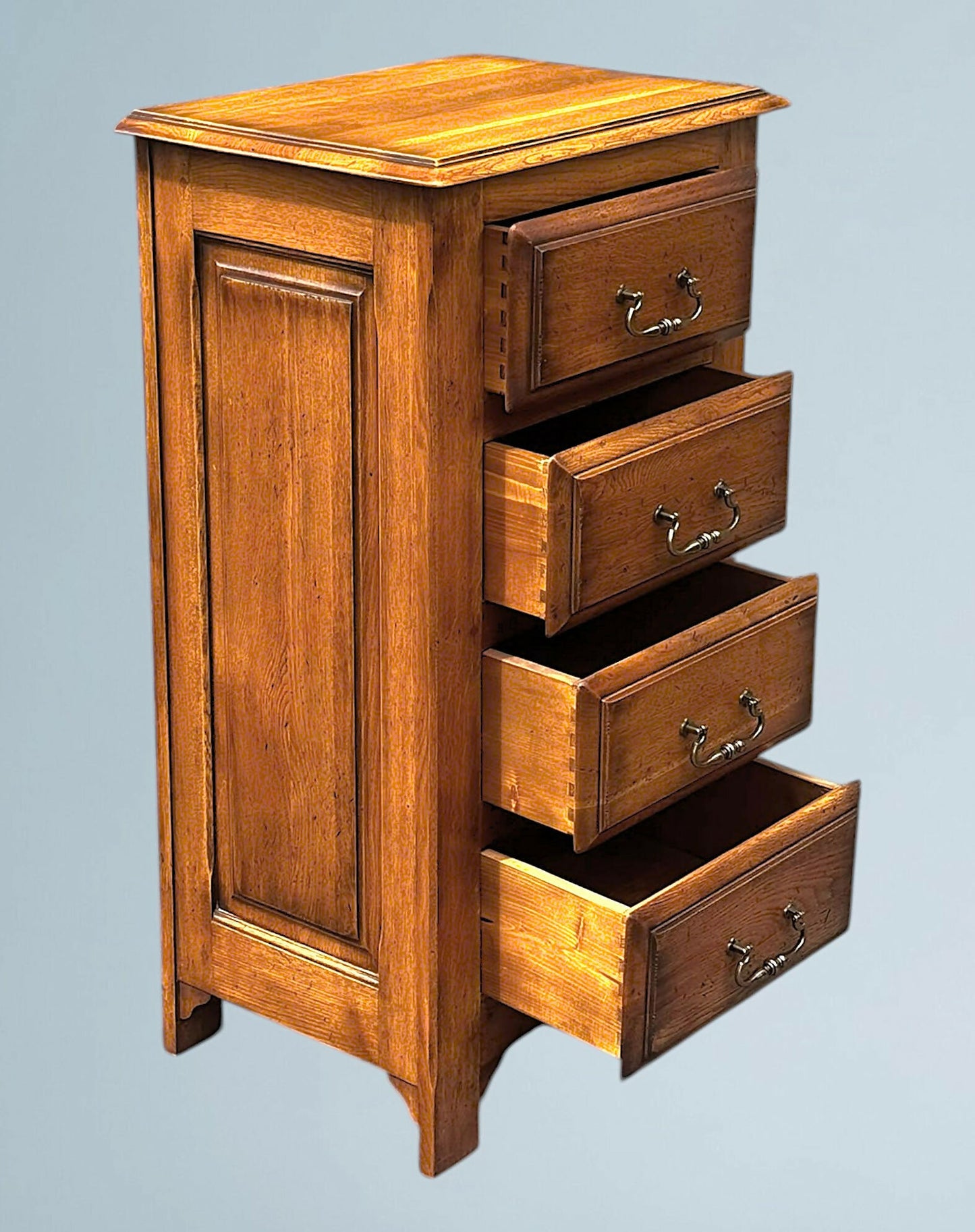 Neat Oak Chest of Drawers In The French Influence