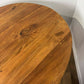 Custom Made Oval Elm Dining Table