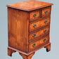 Small Figured Walnut Chest of Drawers