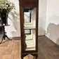 Edwardian Mahogany Serpentine Form Display Cabinet