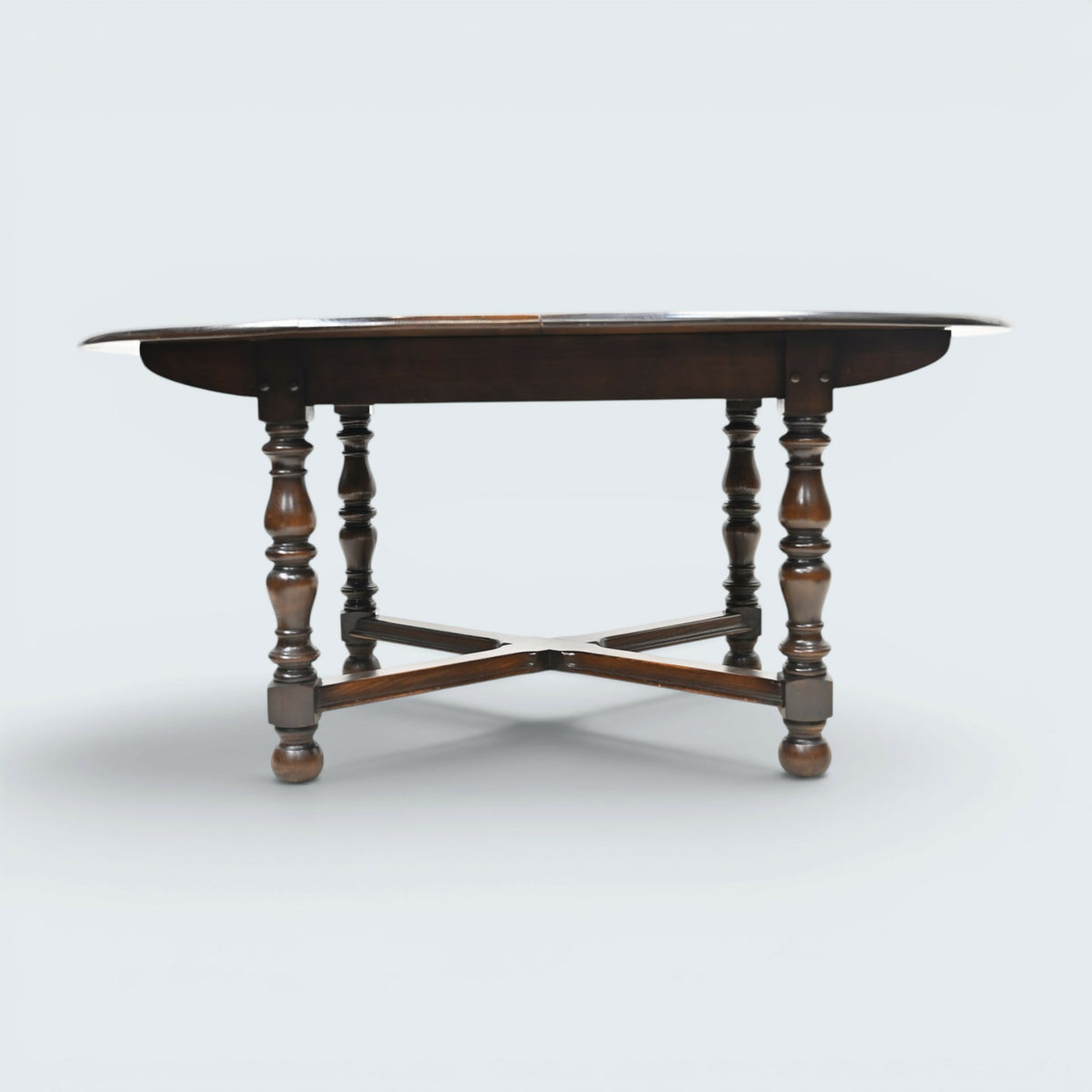 Ercol Woburn Extending Dining Table D End Seats 10 Model 705 Dark FREE Delivery