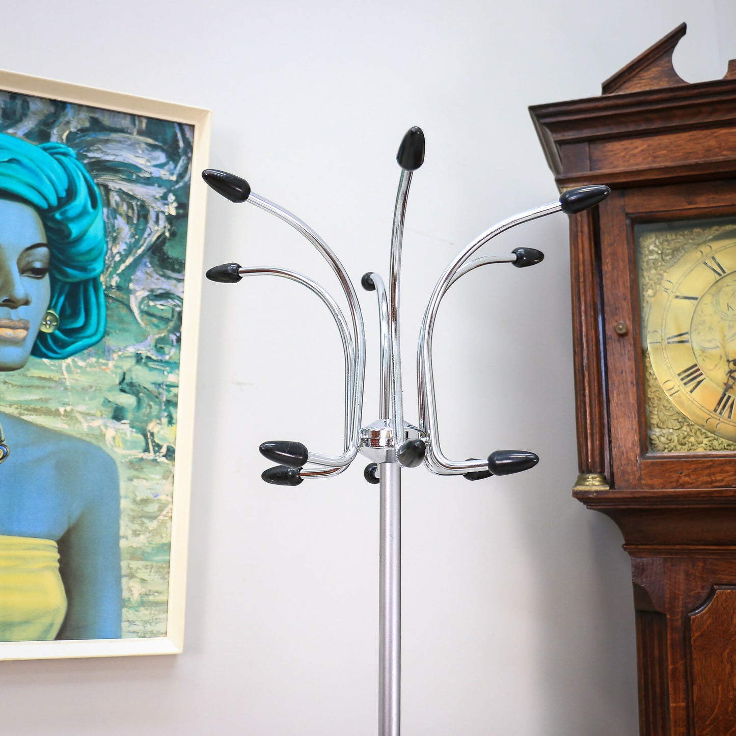 Vintage Atomic Sputnik Metal Coat Stand by Hago. 1960s