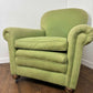 Edwardian Green Upholstered Club Chair