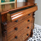 Scottish Mahogany Chest of Drawers Two Short Over Three Long Scroll Corbels