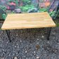 Wooden Table with Hairpin legs