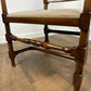 Reproduction Bar Back Mahogany Framed Armchair