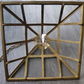 Repurposed Victorian Cloche Pendant Light - Gold Shimmer Finish