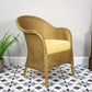 Lloyd Loom Lusty Woven Chair 1950s with Rare Sprung Seat