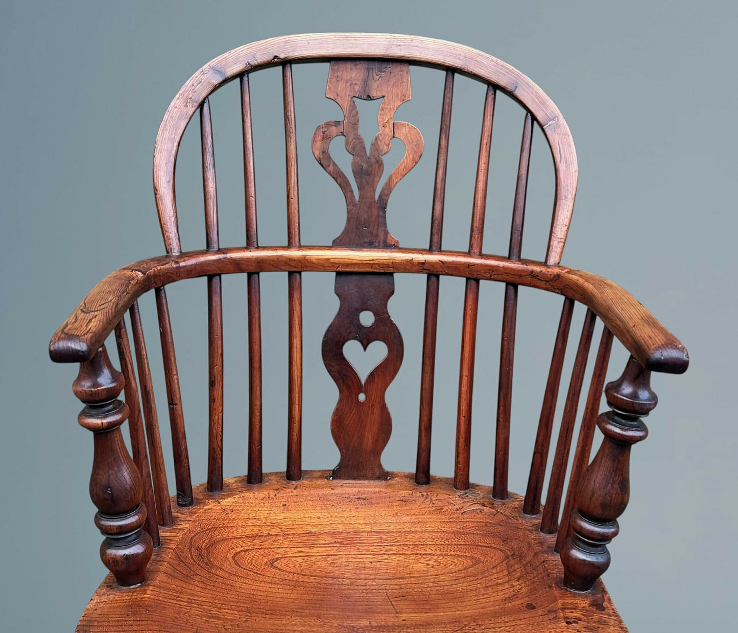 19th Century Yew Wood Windsor Armchair
