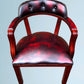 Leather Chesterfield Office Chair / Court Chair