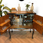 Drinks Cocktail Cabinet Ornate Vintage Home Bar | Velvet, Black, Copper, Florals