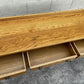 A WOOD BROTHERS OLD CHARM VINTAGE CARVED OAK SIDEBOARD / DRESSER BASE.