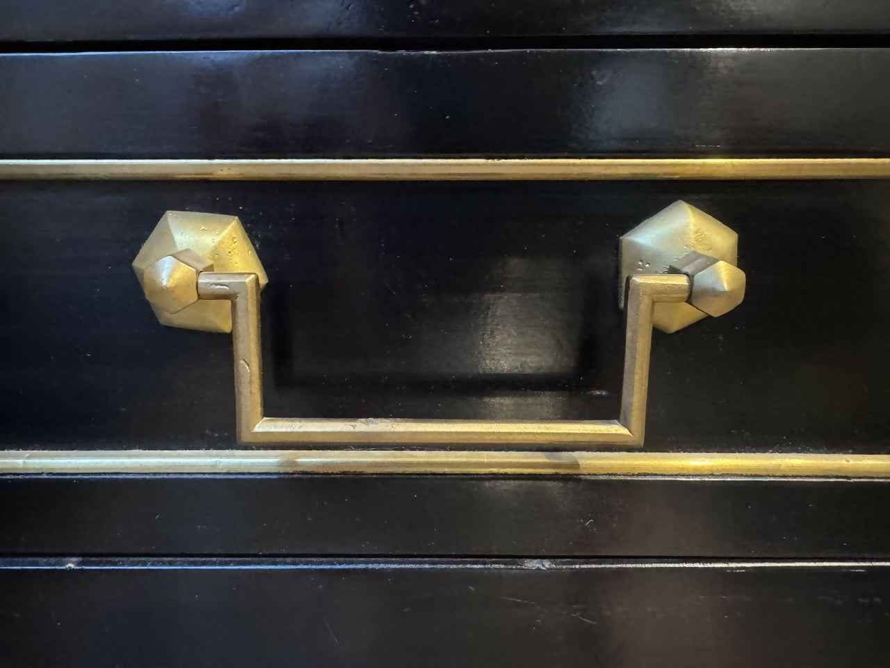 French Louis XVI Ebonised Commode