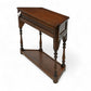 Old Charm Narrow Canted Console Table With Cupboard Tudor Brown FREE UK Delivery. SBR10959/1909E