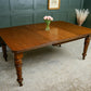 Victorian Oak Wind Out Dining Table with Extension Leaf - 181 cm