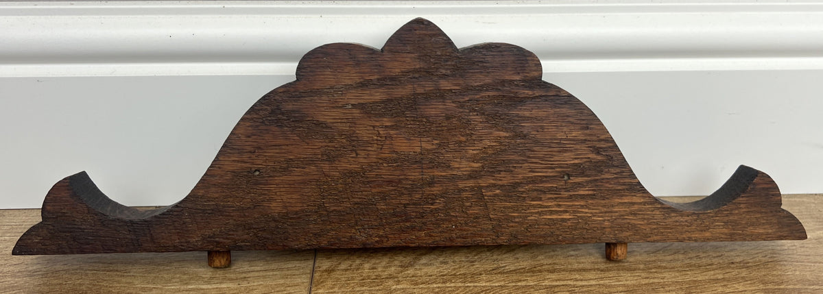 Pediment Antique French Style Oak Carved Decorative Furniture Mount LOT 6548