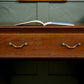 Vintage Mahogany Pedestal Desk - Kneehole - With Drawers