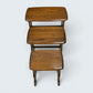 Ercol Nest Of Tables Solid Elm Side Tables Ercol's Badge 1970s GD FREE Delivery*
