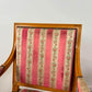 Pair of French Louis XVI Style Upholstered Armchairs