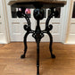 Cast Iron Lions Head Table with Marble Top