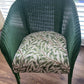 Lush Lusty Lloyd loom 1957 repainted and reupholstered occasional chair