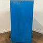 Vintage Rustic Blue Wooden Cupboard