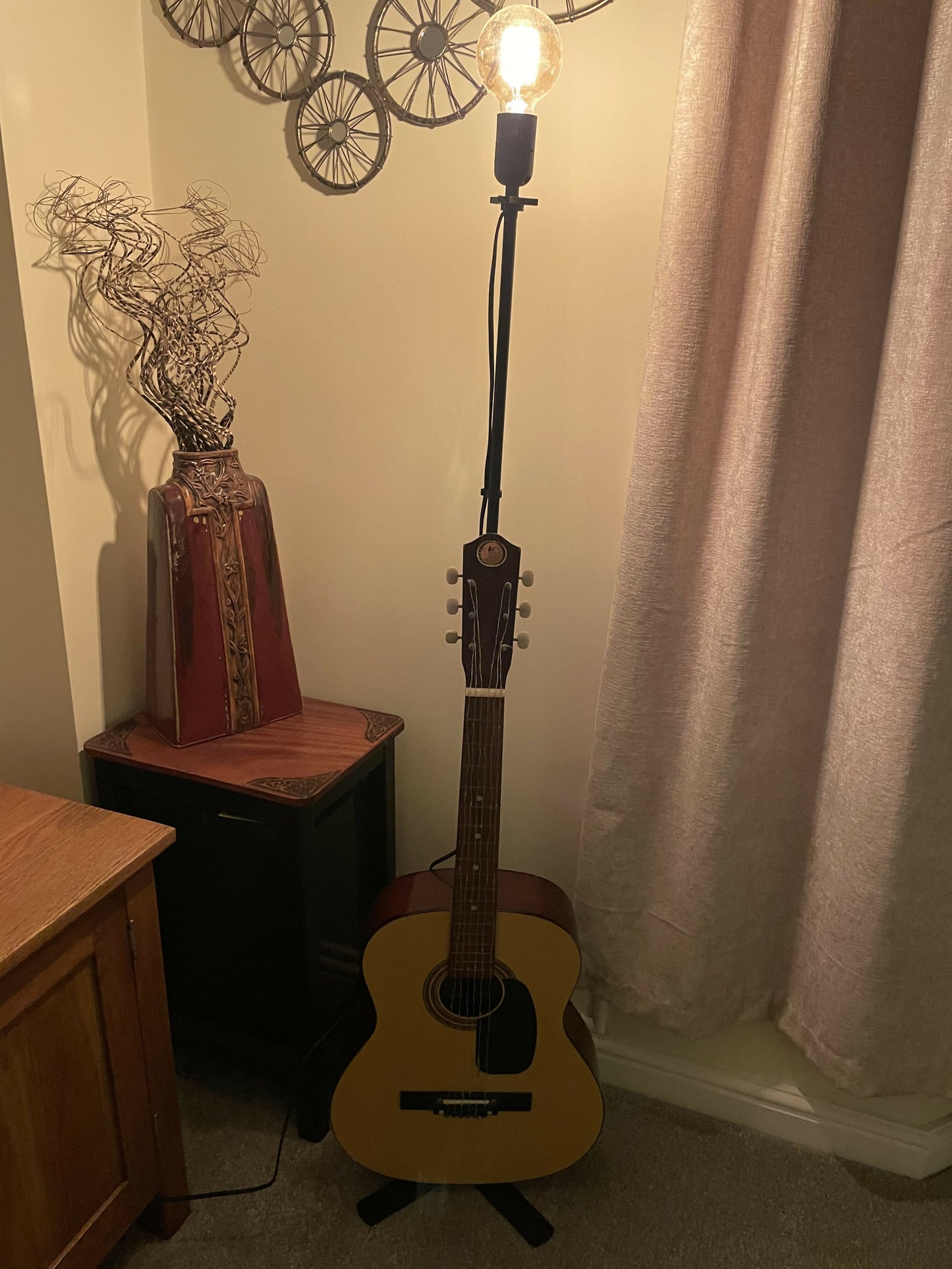 Bespoke Acoustic Guitar floor lamp l