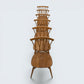 Set of 6 Vintage Ercol Candlestick Dining Chairs Blonde Elm Mid Century Retro