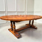 Large Oak Dining Table - Seats 8 - 10