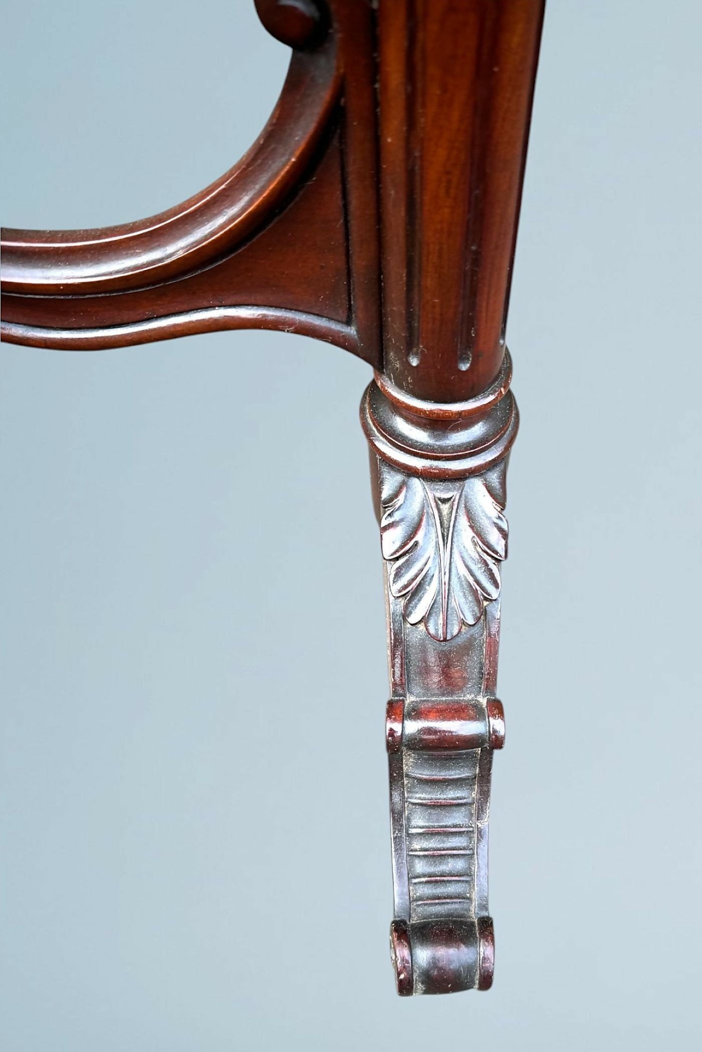 George IV Mahogany Fire Screen