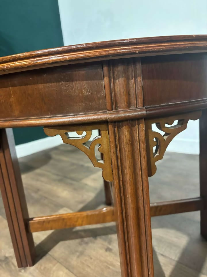Reproduction Mahogany Circular Coffee Tablec