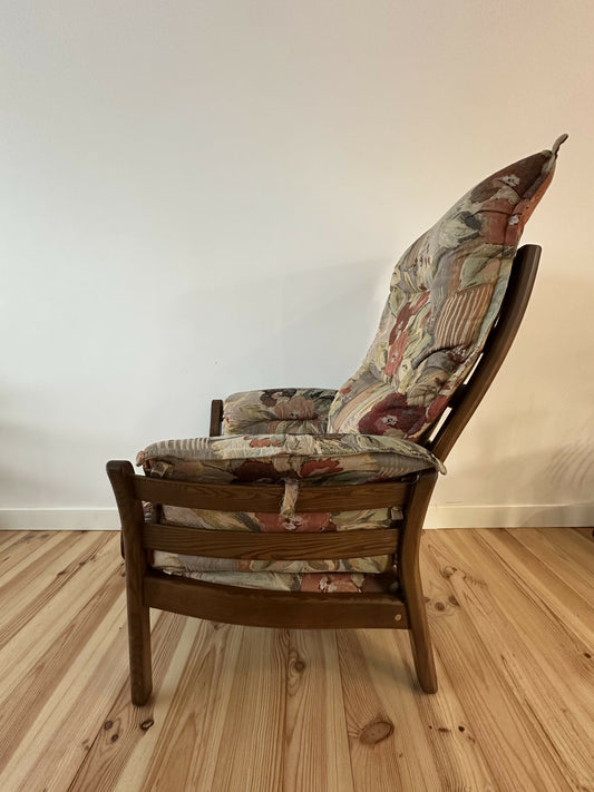 Vintage Ercol Saville Low Back Easy Chair Mid Century Ercol Arm Chair