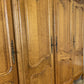 Wardrobe Vintage French Louis XVI Style Oak Four Door Carved Armoire LOT 6398