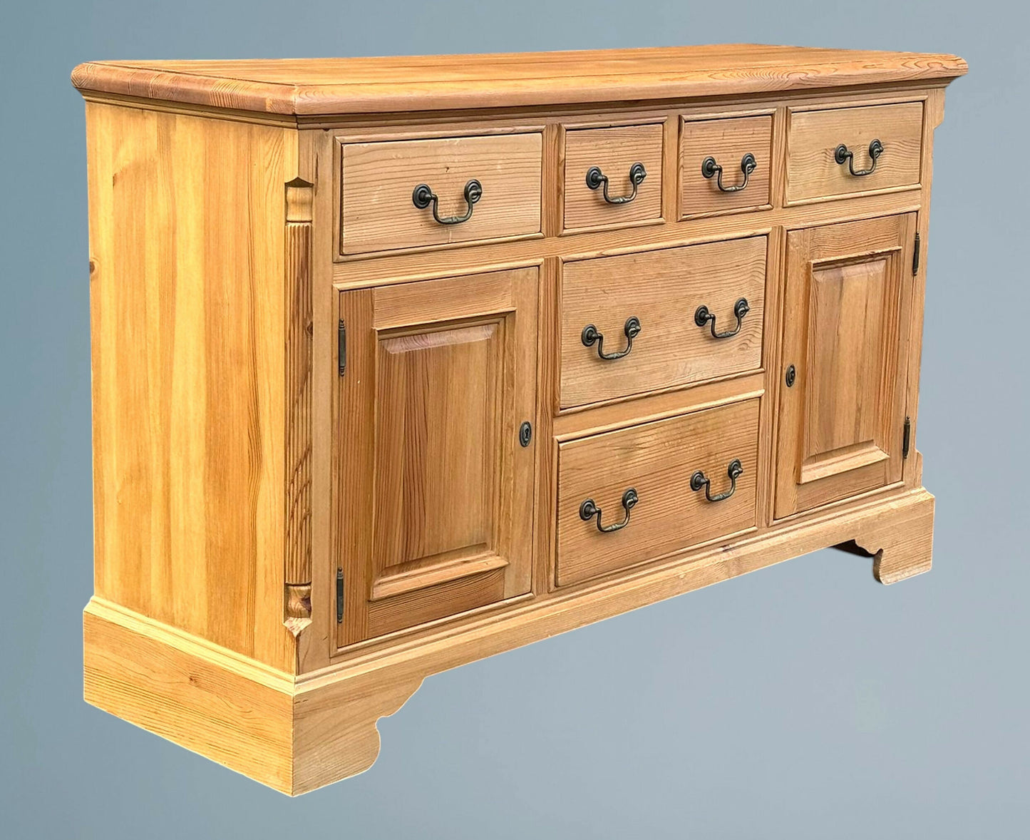 Pine Sideboard or Dresser Base In The Georgian Style
