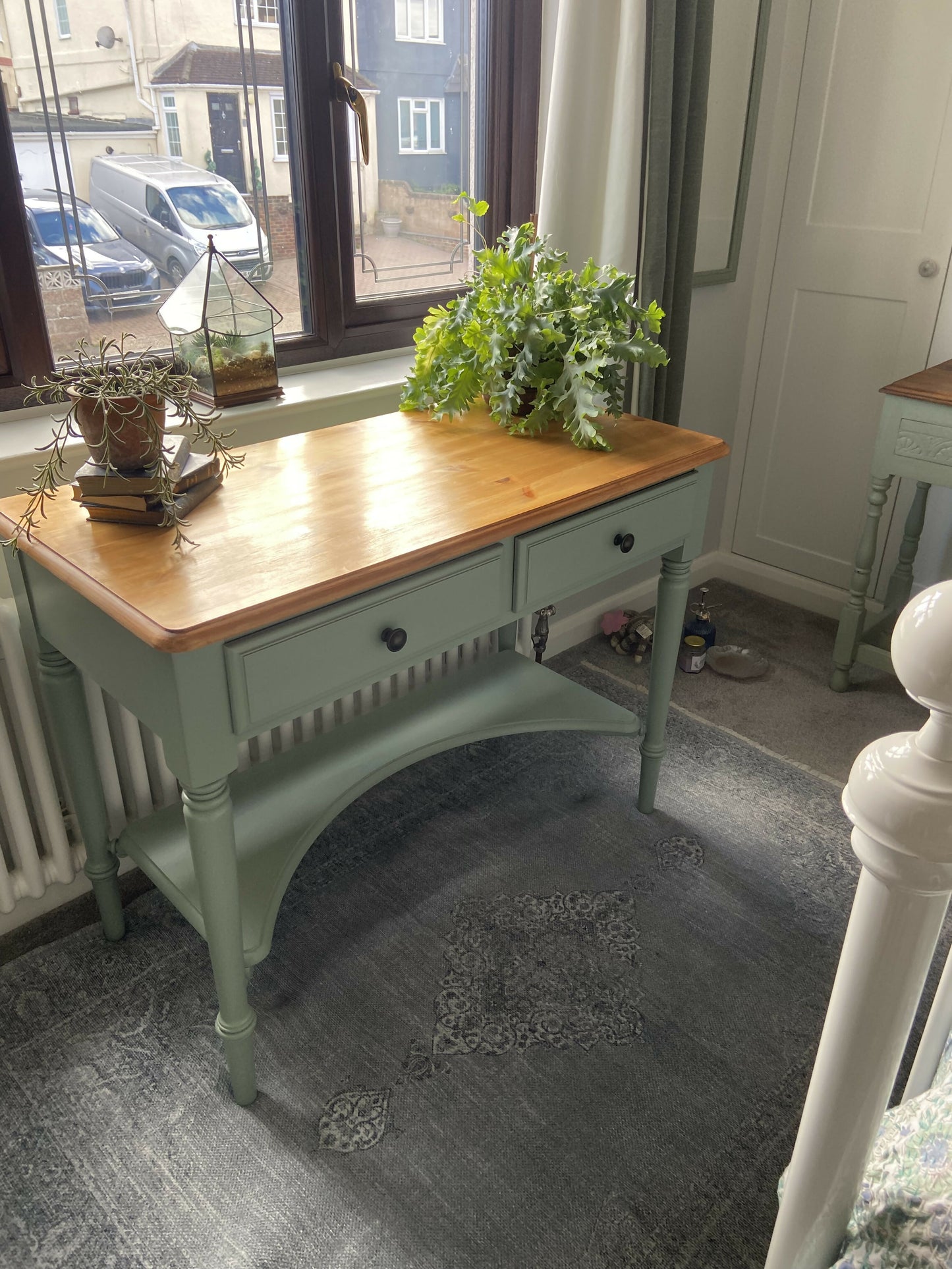 Vintage Ducal Pine Console/Dressing Table/ Desk. Painted Finish. FREE UK DELIVERY!