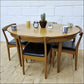 vintage dining chairs X6 ONLY teak Greaves & Thomas danish design mid century