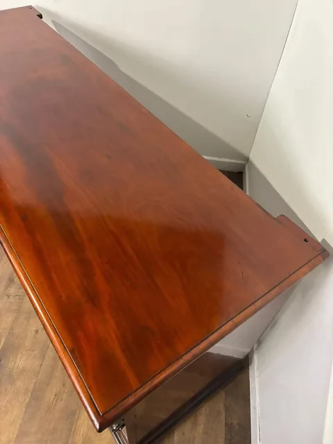 Large Victorian Flame Mahogany Sideboard