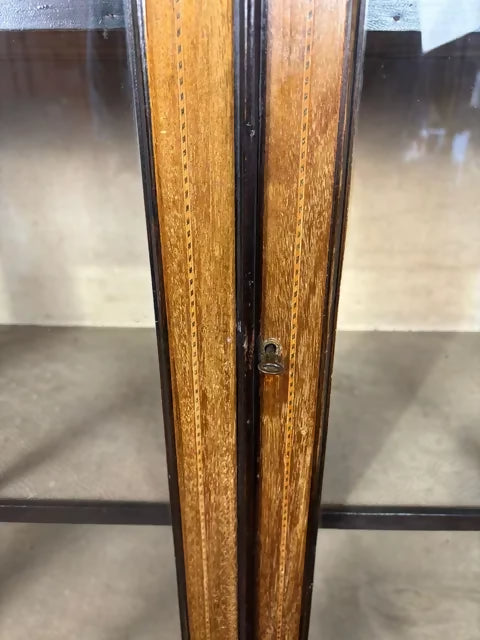 Edwardian Mahogany Inlaid Display Cabinet