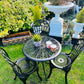 Garden Furniture Patio Set in Black 3 Seater