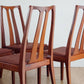 Mid century retro Nathan dining chairs set of 6
