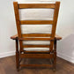 Vintage Oak Reclining Armchair