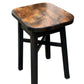 Antique solid Oak rustic stool / side table