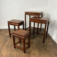 Reproduction Oriental Style Hardwood Nest Of Four Tables