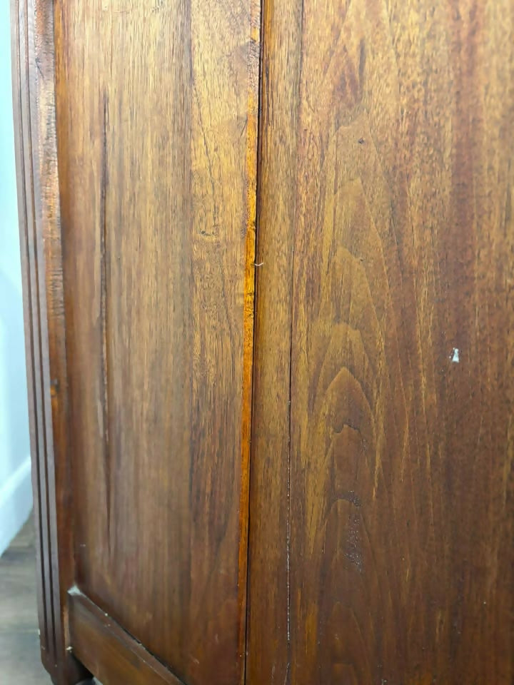 Edwardian Burr Walnut Fronted Drawers