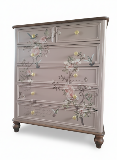 The Hummingbird Collection: A Bespoke Artisan Chest of Drawers