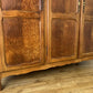 Wardrobe Vintage French Louis Oak Triple Door Carved Armoire Cabinet LOT 6537