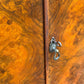 Vintage 1930's Art Deco Burr Walnut Drinks Cocktail Cabinet