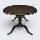 Ercol Extending Dining Table Twin Pedestal Dark Finish Seats 8 FREE UK Delivery*